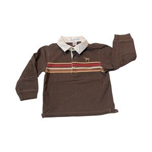Janie and Jack English Countryside Long-Sleeve Polo 3T